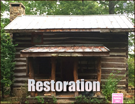 Historic Log Cabin Restoration  Wayland, Ohio